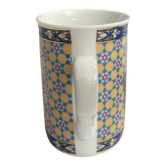 JEWISH EXPRESSIONS HAMSA HAND REUVEN MASEL ZIPORA 10oz.
COFFEE MUG TEA CUP set 2 - Picture 3 of 11